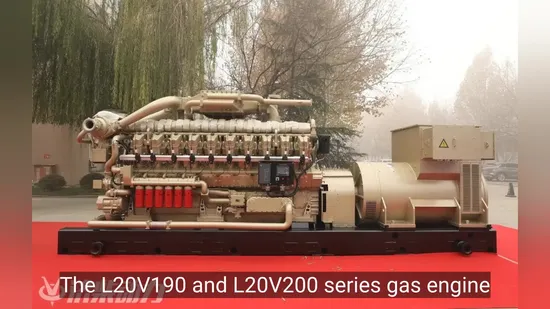 2200kw/2750kVA Natural Gas Generator Set High Electrical Efficiency with Special Design Silence Type Container Generator Set